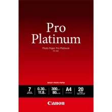 CANON CARTA FOTOGRAFICA PT-101 PRO PLATINUM 300g/m2 A4 20FOGLI