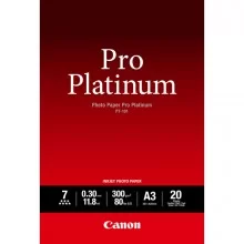 CARTA FOTOGRAFICA CANON PRO PLATINUM PT-101 A3 20 fogli 300g/m2