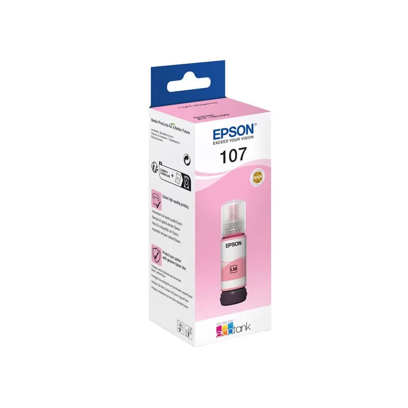 Epson Cartuccia EcoTank 107 Magenta Chiaro