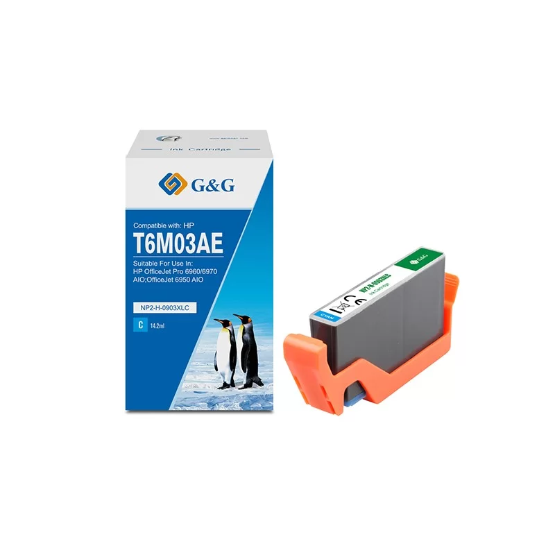 Cartuccia ink compatibile GG Ciano per HP Officejet 6950/6962AIO FUORI CATALOGO