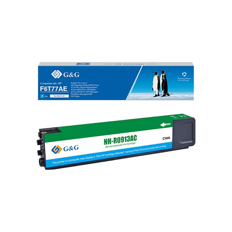 Cartuccia ink compatibile GG Ciano per HP PageWide 352dw/MFP377dw/377dn FUORI CATALOGO