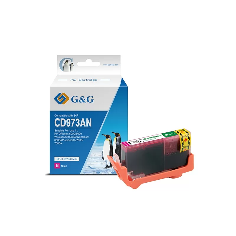 Cartuccia ink compatibile GG Magenta per HP officejet 6000/6500/7000/7500A