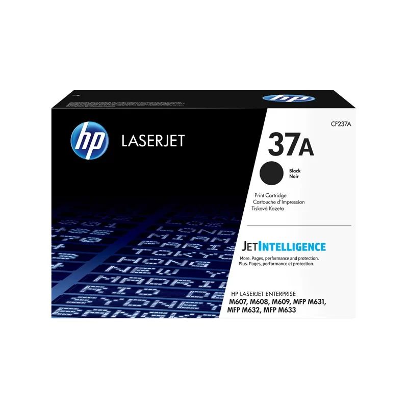 TONER NERO HP 37A LASERJET ENTERPRISE SERIE M631-M632-M633-M607-M608-M609