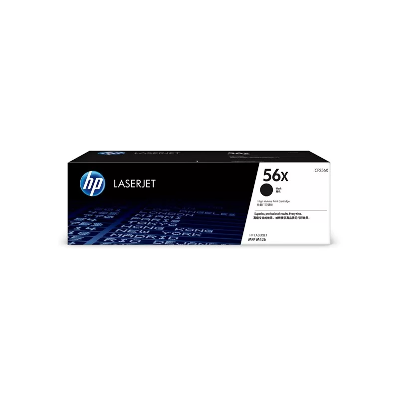 Toner nero ad alta capacitA' LaserJet HP 56X