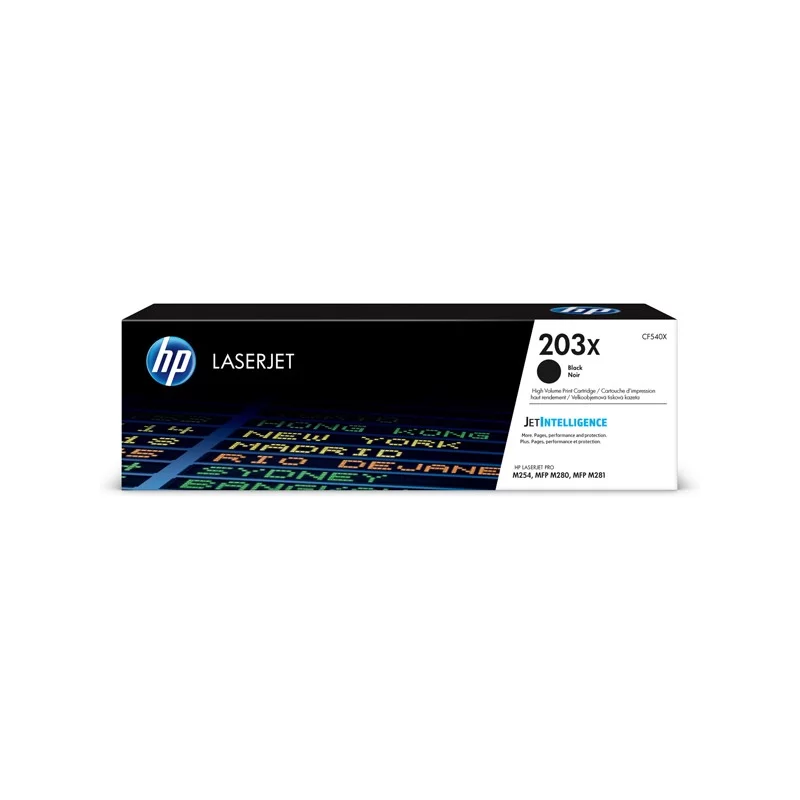Cartuccia toner nero originale ad alta capacitA' LaserJet HP 203X_3.200PAG