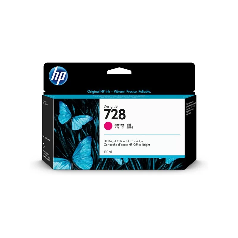 CARTUCCIA GETTO D'INCHIOSTRO HP 728 MAGENTA 130ML