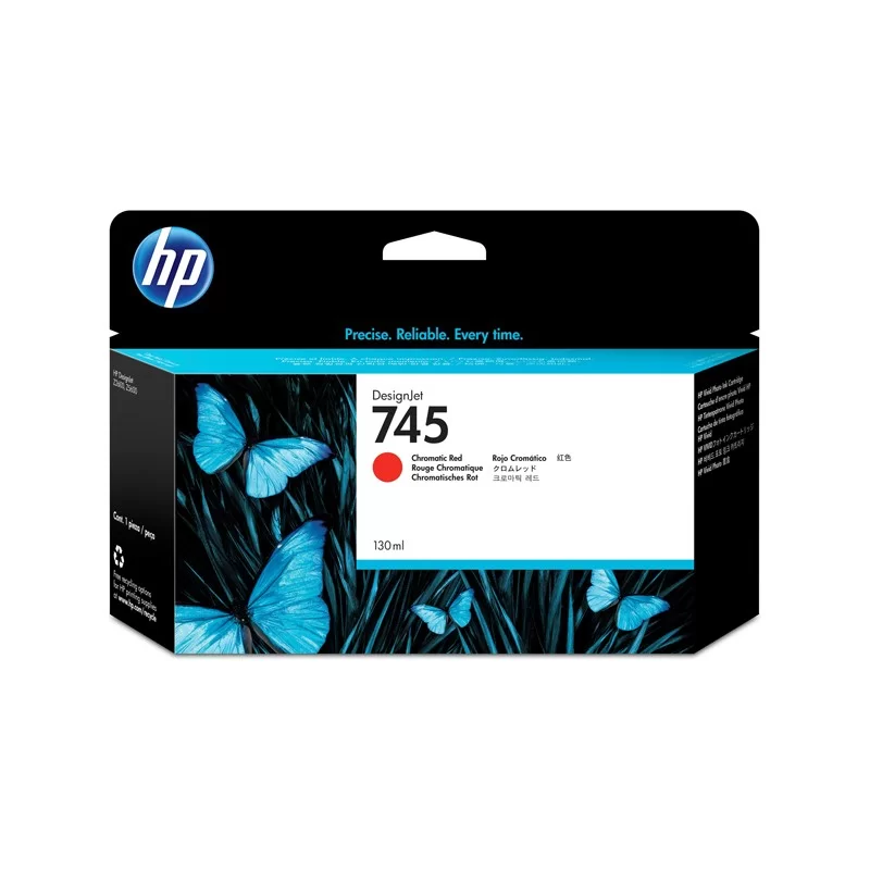 CARTUCCIA INCHIOSTRO ROSSO CROMATICO DESIGNJET HP 745 130 ML