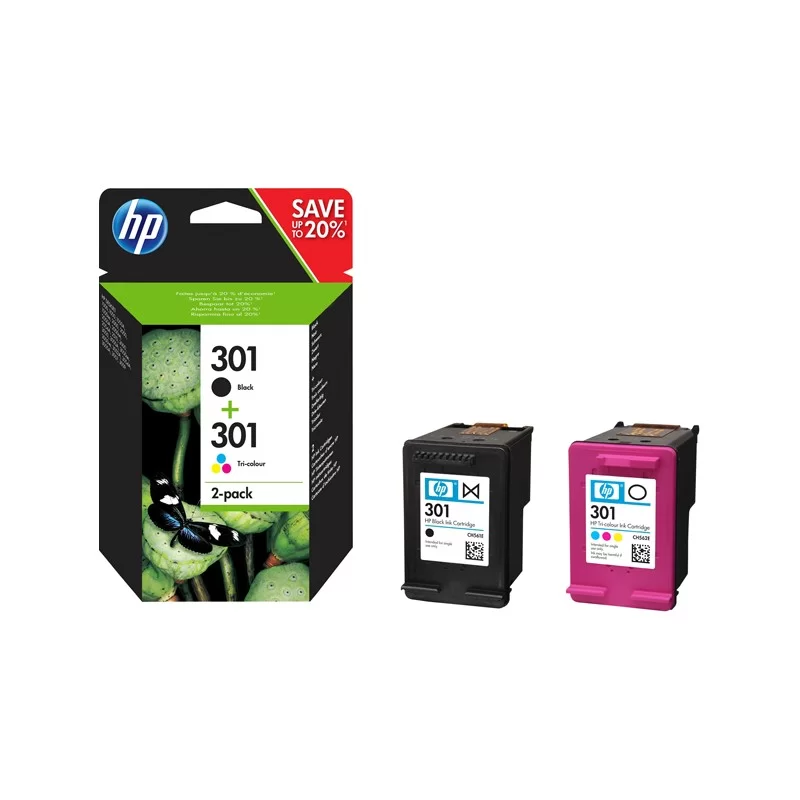 HP 301 INK CARTRIDGE COMBO 2-Pack (NERO+COLORE)