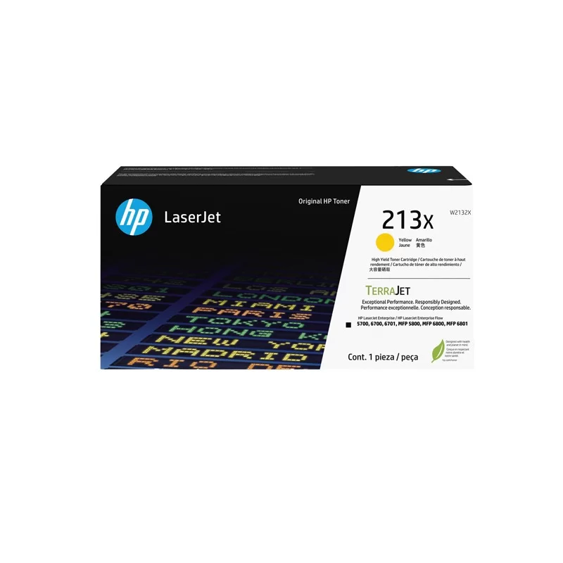 Hp Cartuccia toner originale giallo ad alta capacitA' LaserJet HP 213X_6.000 pag