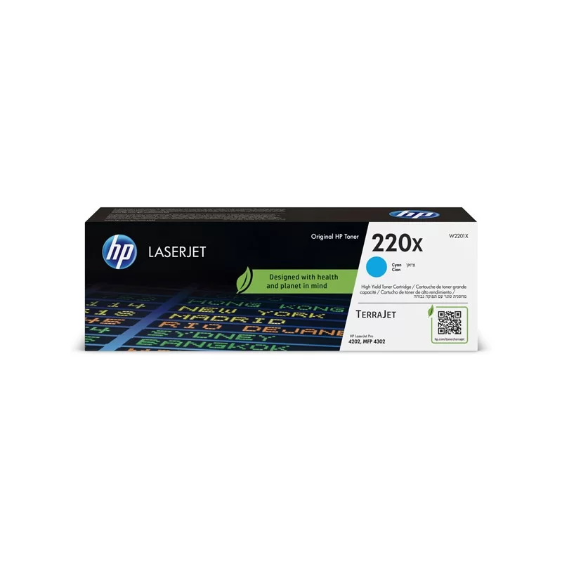 HP Cartuccia toner originale ciano LaserJet HP 220X_5.500 pag