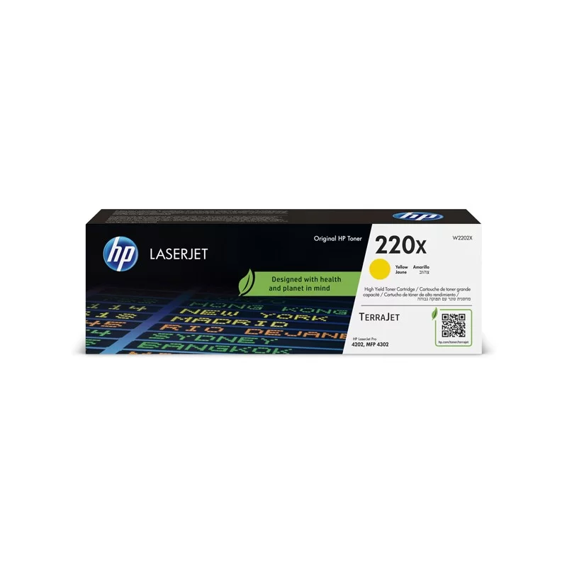 HP Cartuccia toner originale giallo LaserJet HP 220X_5.500 pag