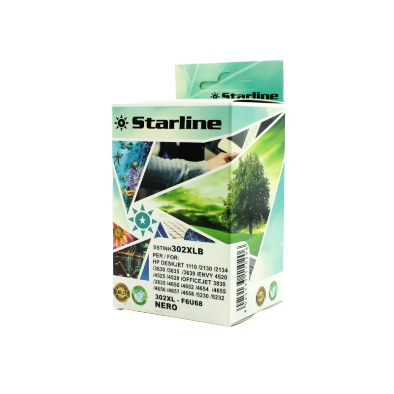 CARTUCCIA INK NERO PER PRINT C/HP AD ALTA CAPACITA' HP 302XL