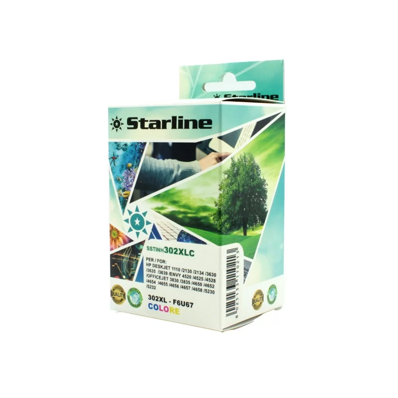 CARTUCCIA INK TRICROMIA PER PRINT C/HP ALTA CAPACITA' HP 302XL