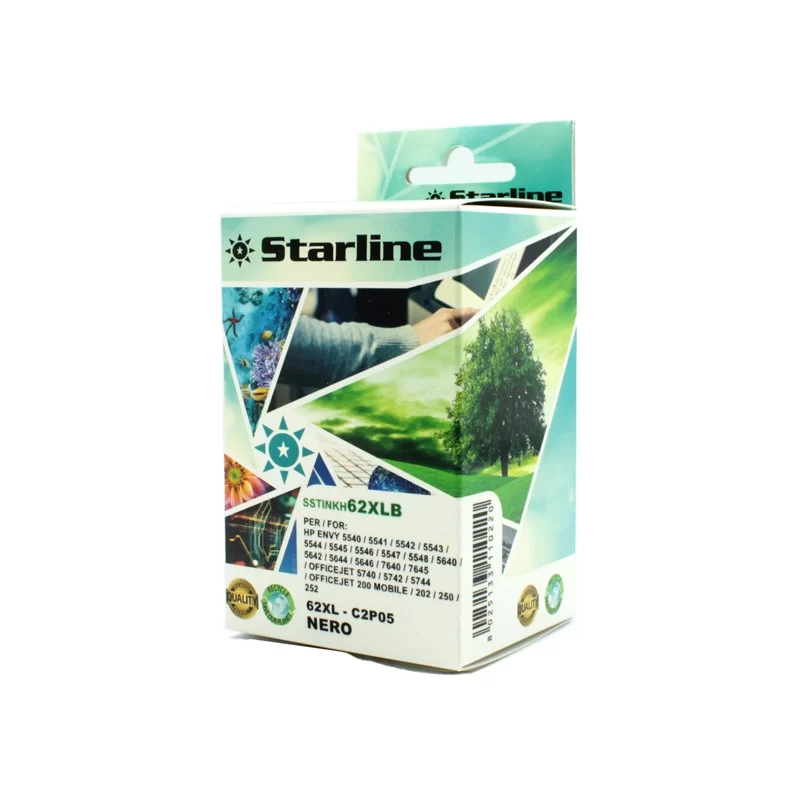 CARTUCCIA INK NERO PER PRINT C/HP N. 62