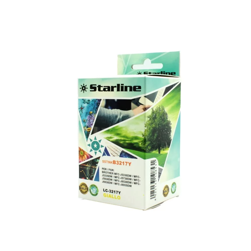CARTUCCIA INK GIALLO PER PRINT C/BROTHER LC3217Y
