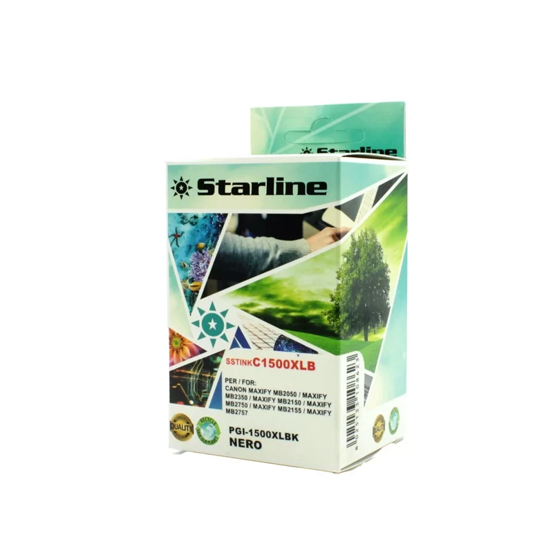 CARTUCCIA INK NERO PER PRINT C/CANON PGI-1500XL BK