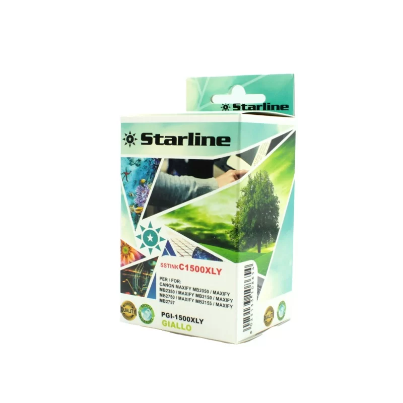 CARTUCCIA INK GIALLO PER PRINT C/CANON PGI1500XL Y