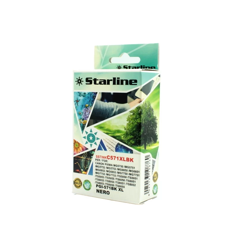 CARTUCCIA INK NERO PER PRINT C/CANON CLI 571BK