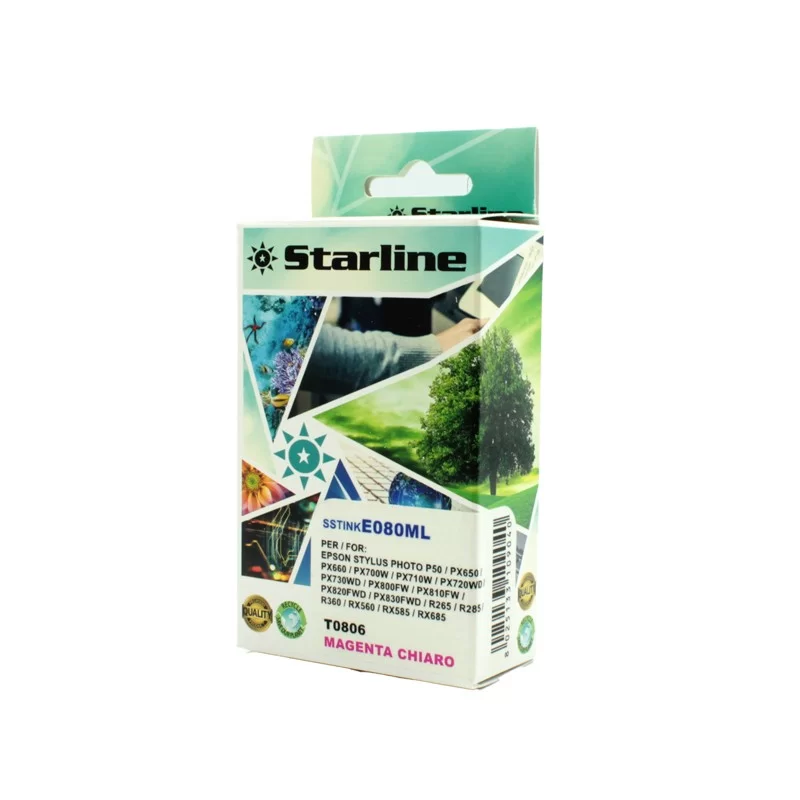 CARTUCCIA INK MAGENTA CHIARO PER PRINT C/EPSON T0806