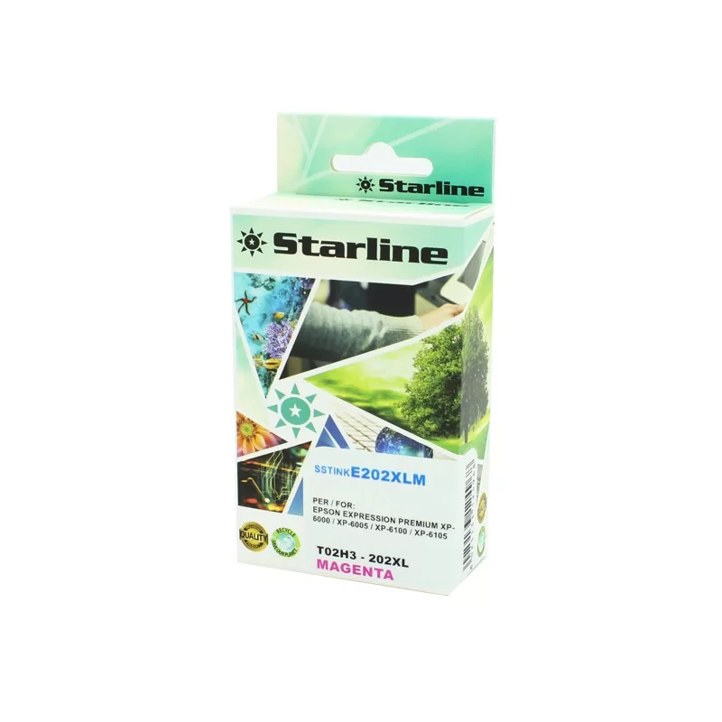 Cartuccia ink compatibile Magenta per Epson 202XL 13ml