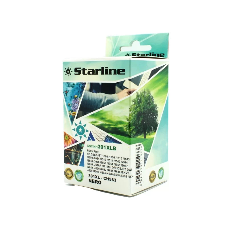 CARTUCCIA INK NERO PER PRINT C/HP N. 301XL