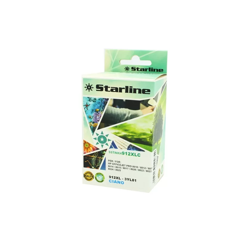 Cartuccia Ink Starline Ciano HP 912 XL