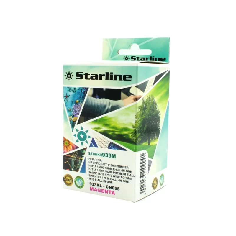 CARTUCCIA INK MAGENTA PER PRINT C/HP 933M CON CHIP