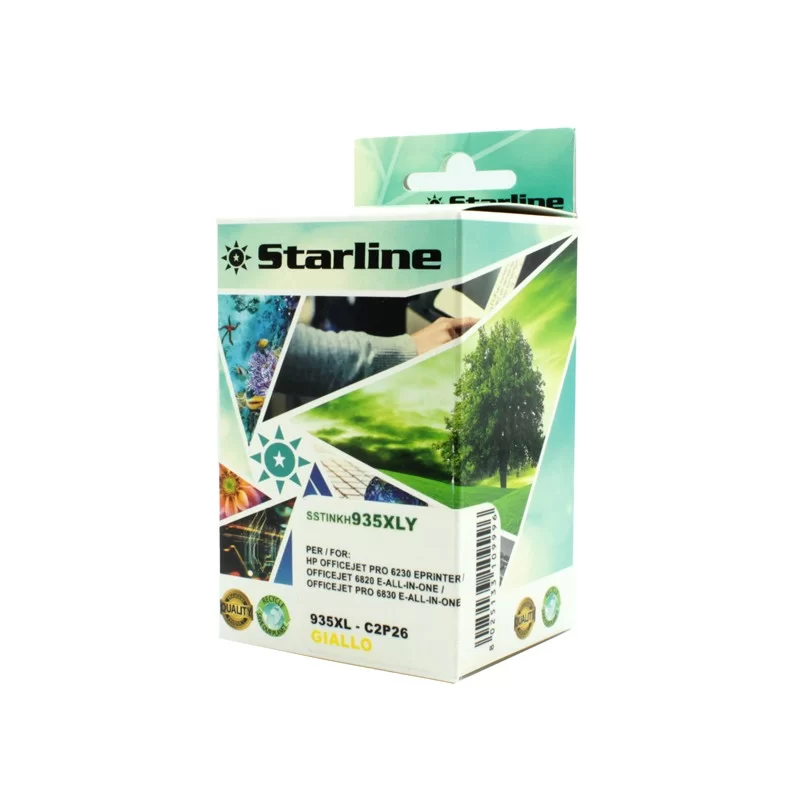CARTUCCIA INK GIALLO PER PRINT C/HP 935 XLXLY CON CHIP