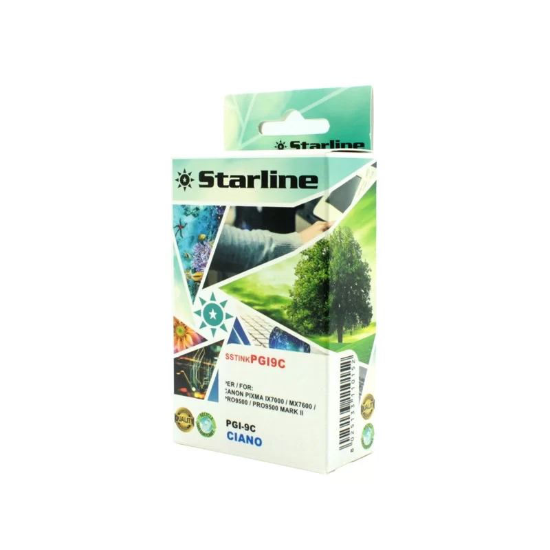 CARTUCCIA INK CIANO PER PRINT C/CANON PIXMA 9500