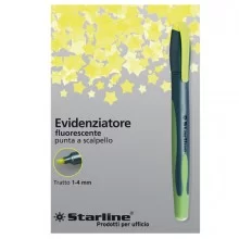 EVIDENZIATORE STARLINE GIALLO P.SCALPELLO 1-4MM (Conf.12)