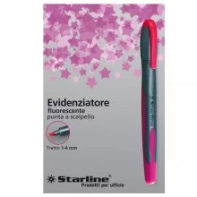 EVIDENZIATORE STARLINE FUCSIA P.SCALPELLO 1-4MM (Conf.12)