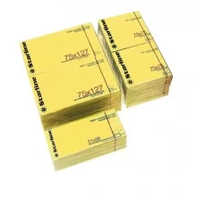 BLOCCHETTO BIGLIETTI ADESIVI GIALLO 50X40mm 100fg 70gr Starline (Conf.12)