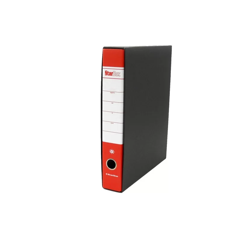 Registratore STARBOX f.to protocollo dorso 5cm rosso STARLINE (Conf.18)