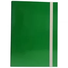 CARTELLA PROGETTO DORSO 3CM C/ELASTICO VERDE STARLINE