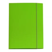 Cartella con elastico 25x34cm Verde prato Queen Starline (Conf.10)