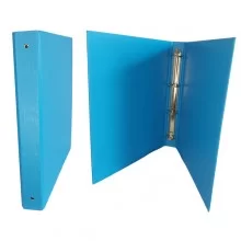 Raccoglitore 4R 30mm 22X30 rivestito in PPL azzurro KingColor STARLINE