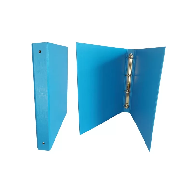 Raccoglitore 4R 30mm 22X30 rivestito in PPL azzurro KingColor STARLINE