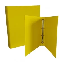 Raccoglitore 4R 30mm 22X30 rivestito in PPL GIALLO KingColor STARLINE