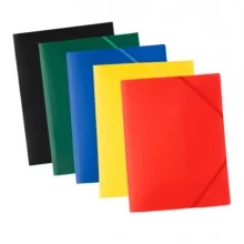 Cartellina 3 lembi con elastico 24x32cm assortito Eco Starline (Conf.20)