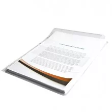 BUSTA FORATA PVC con SOFFIETTO e PATELLA 21x30cm Starline (Conf.10)