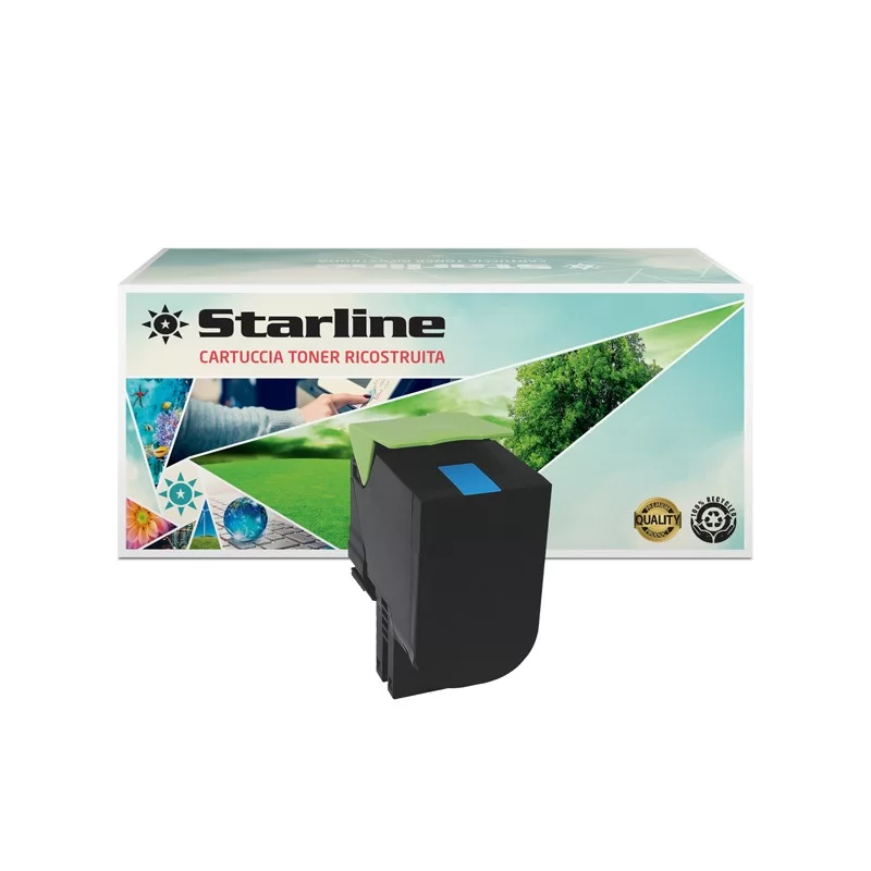 Toner Ric. Ciano per Lexmark CS410 pag3000