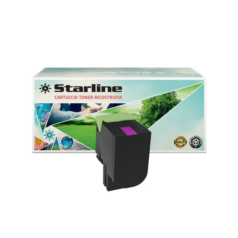 Toner Ric. Magenta per Lexmark CS410 pag3000