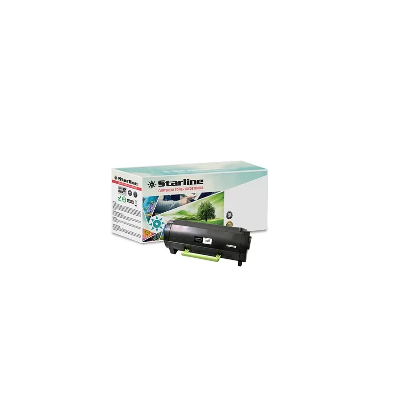 Toner Ric. Nero per Lexmark MS610 alta cap. 10000pag