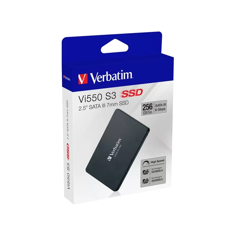 Verbatim SSD Interno Vi550 SATA III 2.5'' SSD 256GB