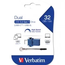 Verbatim USB Drive 3.0 Store ´N´ GO Dual Drive 3.0 / USB C 32GB