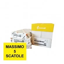 Carta da fotocopie A4 80gr 500Fg Bianca STARLINE (drop max 25 risme) (Conf.5)