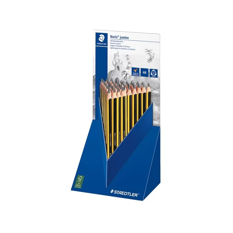 DISPLAY 48 MATITE GRAFITE NORIS CLUB JUMBO STAEDTLER FUORI CATALOGO