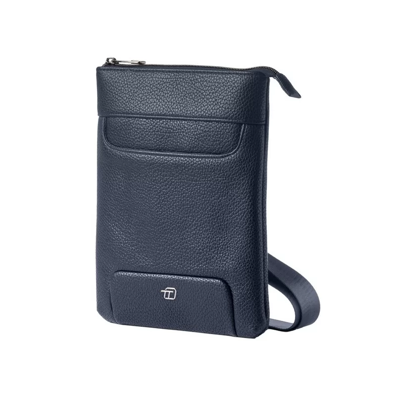 City bag piccola Gate Trended ecopelle dim. 20x26x2cm blu InTempo