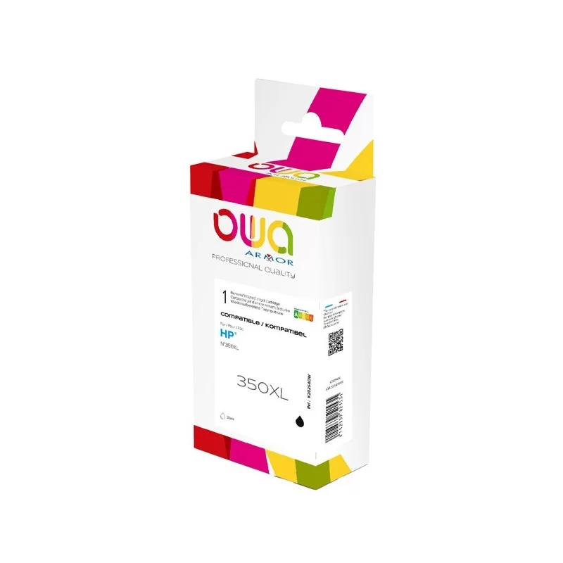 Armor Cartuccia Compatibile Nero per Hp 350XL