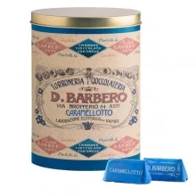 Gianduiotti gusto caramello salato scatola metallo Barbero FUORI CATALOGO